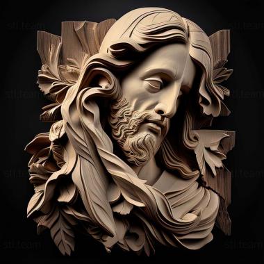 3D model jesus (STL)